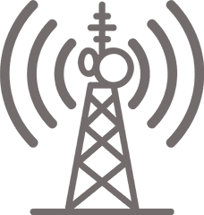 16 Telecom Tower Icon - Mobile Network Operator Icon Png