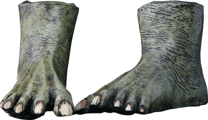 Monster Zombie Feet Shoe Covers - Zombie Foot Png