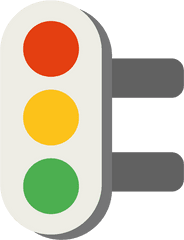 Vertical Traffic Light Emoji Clipart Free Download - Emoji Traffic Light Png