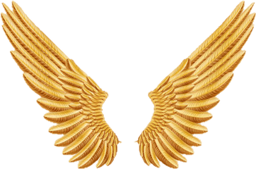 Gold Angel Wings Png - Golden Angel Wings Png