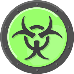 Transparent Png Svg Vector File - Biohazard Symbol Transparent Green