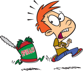 Download Chase Clipart Running Scared - Kid Running Scared Cartoon Png