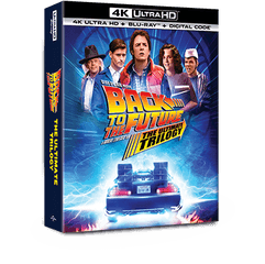 Back To The Trilogy - Back To The Future Bluray 4k Png