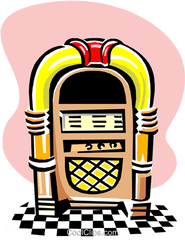 Jukebox Royalty Free Vector Clip Art - Transparent Jukebox Clipart Png