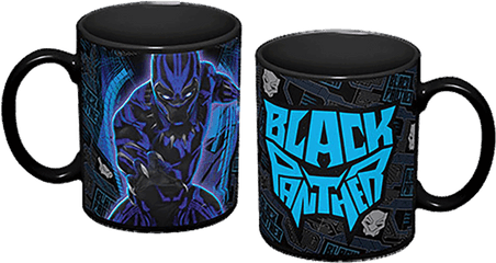 Marvel - Black Panther Black Panther Logo Mug Mug Png