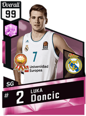 Luka Doncic - Devin Booker 99 Overall Png