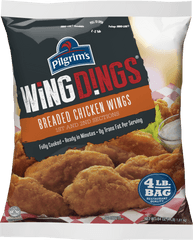 Wing Dings - Breaded Chicken Wings Pilgrimu0027s Wingdings Breaded Chicken Wings Png