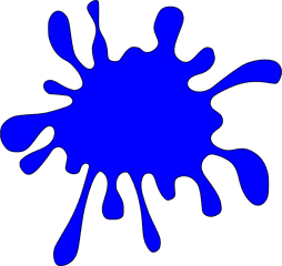 Paint Drop Transparent Png Clipart - Blue Clipart