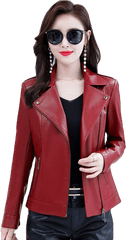 Womens Leather Jackets - For Women Png