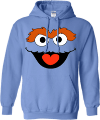 Sesame Street Oscar The Grouch Face Shirt Hoodie - Oscar The Grouch Face Png