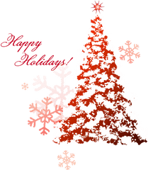 Download Merry Christmashappy Holidays - Happy Holidays Png Christmas Tree Happy Holidays