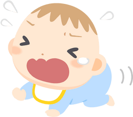 Baby Crying Crawling Free Png And - Baby Cartoon Crying Png