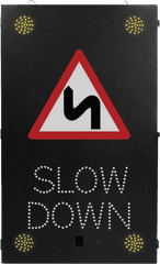 Vehicle Activated Warning Sign Messagemaker Displays - Dot Png