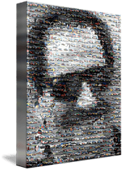 Dale Earnhardt Sr Face Amazing Montage Mosaic Mus By Paul Van Scott - Fine Arts Png