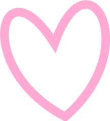 Pink Heart Clipart Png - Pink Heart Outline Clipart