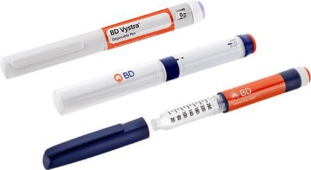 Bd Vystra Disposable Pen - Bd Becton Dickinson Pen Png