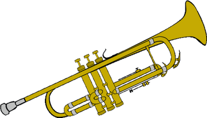 Trumpet Instrument Clipart - Free Clipart Musical Instruments Png