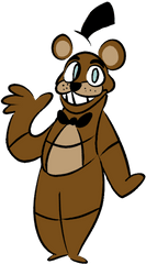 Old Freddy Fazbear Drawing Jyushimatsu - Draw Cartoon Freddy Fazbear Png