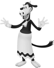 Cute Clarabelle Cow Free Image Download - Mickey Mouse Cow Png