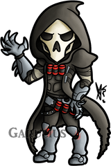 Reaper Clipart Easy - Png Download Full Size Clipart Easy Reaper Overwatch Drawing