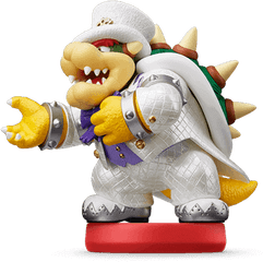 Bowser Amiibo Figure - Super Mario Odyssey Bowser Amiibo Png