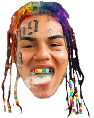 Tekashi Png And Vectors For Free - Tekashi 69 Face Transparent