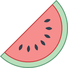 Clipart Hearts Watermelon - Food Easy Kawaii Cute Drawings Png