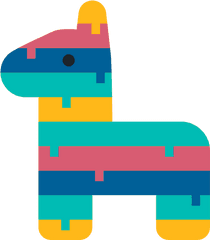 Mexico Birthday And Party Donkey - Pinata Icon Png