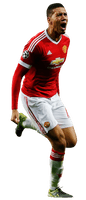 Ball United Football Fc Smalling Manchester Chris - Free PNG