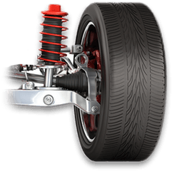 Tire Services Dinou0027s U0026 Wheel 918 - 8383807 Suspension Of Car With Wheel Png