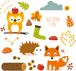 Pin - Transparent Cute Autumn Clipart Png