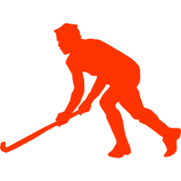 Player Silhouette Hockey Field Download Free Image - Free PNG