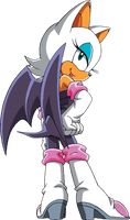 Sonic Bat Series Rouge X The - Free PNG