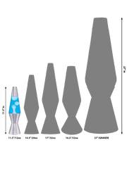 Scratches - Lava Lite 115 Lava Lamp Colour White Blue Baluster Png