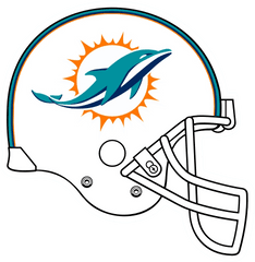 Miami Dolphins Logo Png Transparent - 2 Colour Combination For Logo