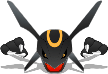 Download Shiny Rayquaza Head - Rayquaza Shiny Png