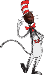 Crying Jordan Clipart - Cat In The Hat Knows Png