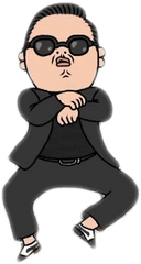 Psy Cartoon Transparent Png - Oppa Gangnam Style Vector