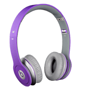 Purple Beats By Dr. Dre Headphones - Free PNG