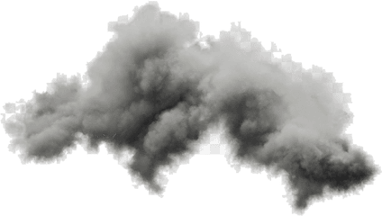 Smoke Cloud Clipart - Transparent Dark Cloud Png