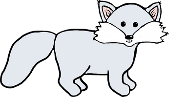 White Vector Fox Arctic Download Free Image - Free PNG