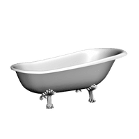 Vector White Bathtub PNG Download Free