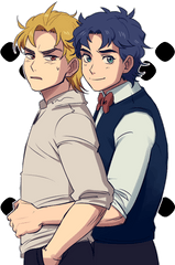 Dio Brando And Jonathan Joestar Jojo No Kimyou Na Bouken - Fictional Character Png