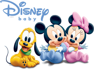 Disney Clipart Wallpaper - Baby Mickey E Minnie Png