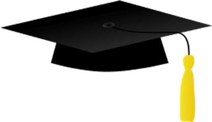 Free Graduation Hat Png Download - Transparent Background Graduation Cap Clipart