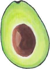 Avocado Green Fruit - Free Image On Pixabay Hvordan Man Tegner Avokado Png