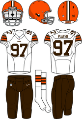 Cleveland Browns Road Uniform - National Football League Baltimore Ravens Home Uniforms Png