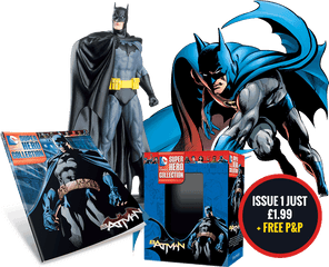 Dc Comics Hero Figurine Collection Collector Eaglemoss - Batman Eaglemoss Dc Super Hero Collection Png