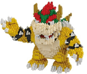 Bowser Png Image - Bowser Mini Block