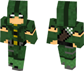 Download Green Arrow Cw - Boy Skin Of Minecraft Png